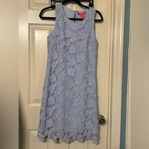 CATHERINE MALANDRINO  Voylet evening dress size 8 light blue/purple ish NWT